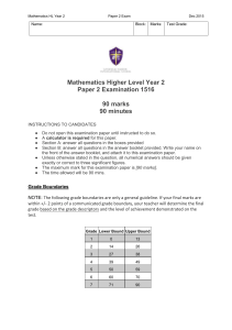 IB DP Assessment Cover Template