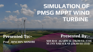SIMULATION OF PMSG MPPT WIND TURBINE