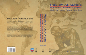 Policy Analysis - Kugler