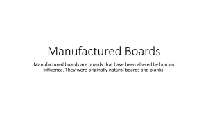Manufactured Boards october