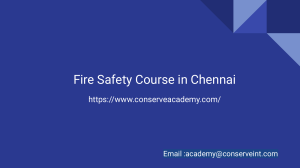  Fire Safety Course Chennai, Fire and Safety Certification Training Classes Trichy