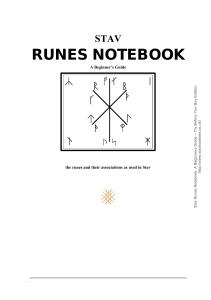 Alex Pidd - Stav Runes Notebook