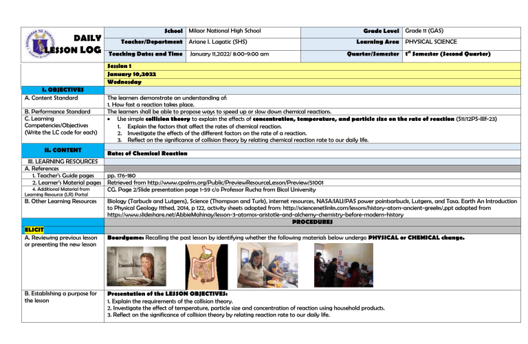 DLL Demonstration Lesson Plan Sample