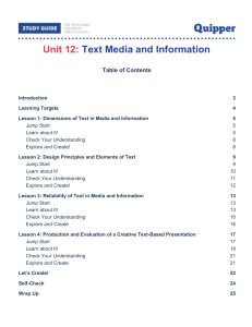 Unit-12 Text-Media-and-Information