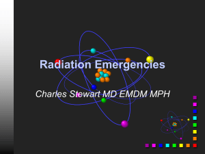 Radiation emergencies