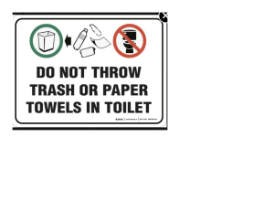 bathroom signage