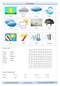 Weather-worksheet