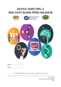 MODUL SAINS T2 SMADKLANA 2021