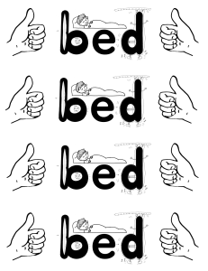 bed bookmark lively letters