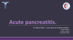 acute pancreatitis Dr Maha Hafez 2020