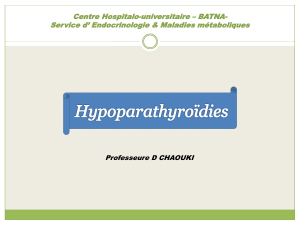 hypoparathyroidies 2020