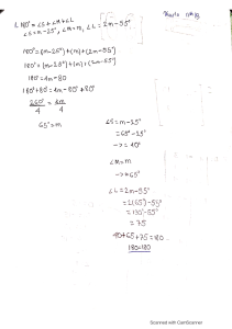 Math Test #3