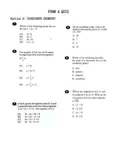 Form 4 Mathematics Quiz