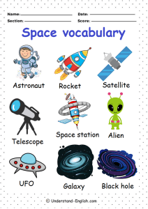 Space Vocabulary by understand-english.com (1)