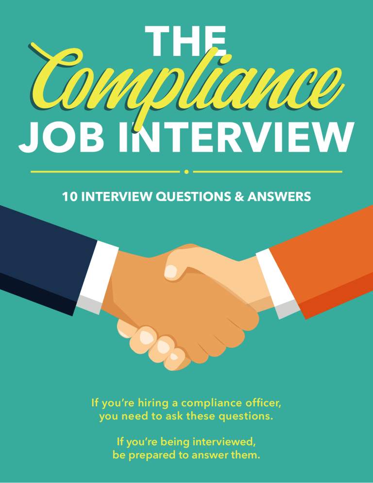 research compliance interview questions