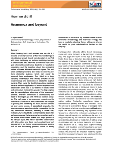 Environmental Microbiology - 2019 - Kuenen - Anammox and beyond