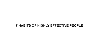 7 Habit
