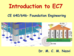 INTRODUCTION TO EC7-CE 646