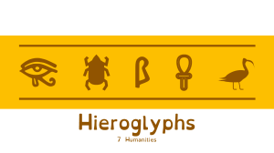 Hieroglyphs PowerPoint