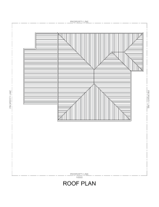 Roof Plan Drawing