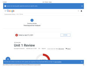 Unit 1 Review   Google