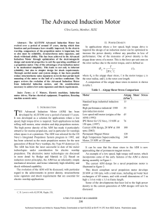 The Advanced Induction Motor