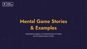 Mental Game Stories - Jared Tendler