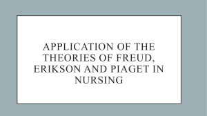 APPLICATION OF THE THEORIES IN NURSING
