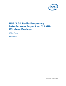 USB 3.0 Interference on 2.4 GHz Wireless Devices