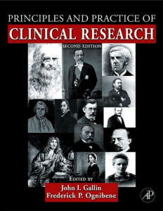Principles and Practice of Clinical Research, Second Edition (Principles & Practice of Clinical Research) (Principles & Practice of Clinical Research) ( PDFDrive )