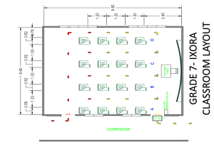 classroom layout per section