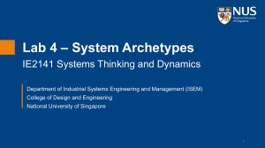 Lab 4 – System Achetypes