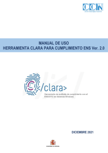 Manual de uso Clara cumplimiento ENS