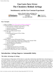 Chemistry Behind Airbags