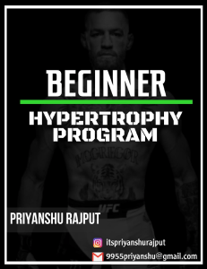 beginner hypertrophy program