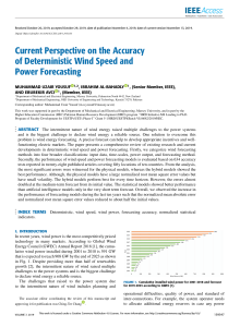 Current Perspective on the Accuracy of Deterministic Wind Speed and Power Forecasting