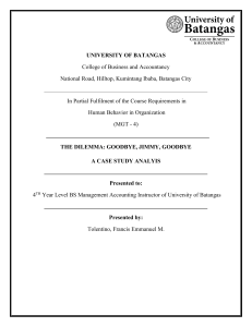Tolentino, Francis Emmanuel M.  chapter 3 Case Study  BSMA 4-2