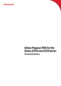 C61-1647-000-000 ATR TechnicalSummary PegasusFMS Airbus A330 A320