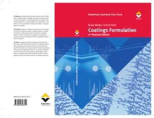 Coatings formulation  an international textbook by Müller, Bodo Poth, Ulrich (z-lib.org)
