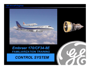 Embraer 170/CF34-8E Engine Control System Training