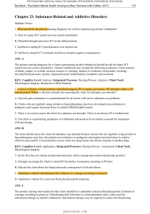 TB-Chapter 23. Substance-Related and Addictive Disorders