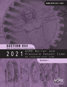 ASME BPVC SECTION VIII