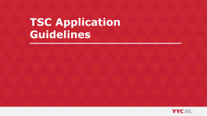 TSC Application Guidelines 1