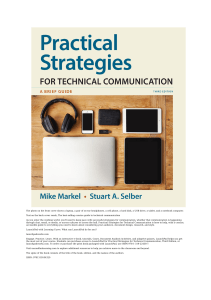 Practical Strategies for Technical Communication A Brief Guide by Mike Markel, Stuart A. Selber (z-lib.org)