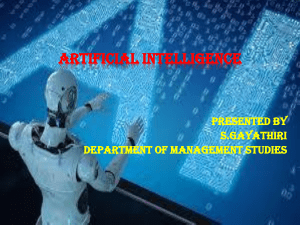 PPT Artificial intelligence