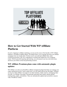 How to Get Started With WP Affiliate Platform.edited