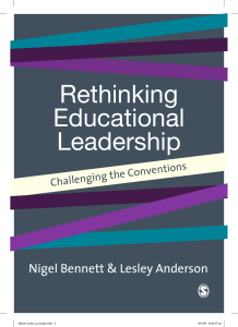 Rethinking Educational Leadership  Challenging the Conventions (Published in association with the British Educational Leadership and Management Society) ( PDFDrive )