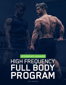 4. Full Body High Frequency Program 5X