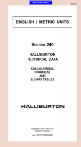 Halliburton - Red-Book