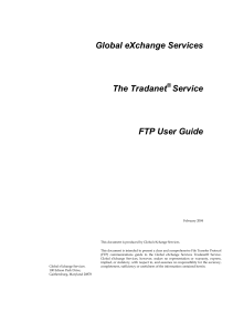 Tradanet FTP User Guide